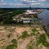 Land on Beacon Island in Glenmont that was cleared for a $350 million offshore wind turbine tower fabrication facility along the Hudson River at the Port of Albany on Tuesday, June 28, 2022, in Glenmont, N.Y.