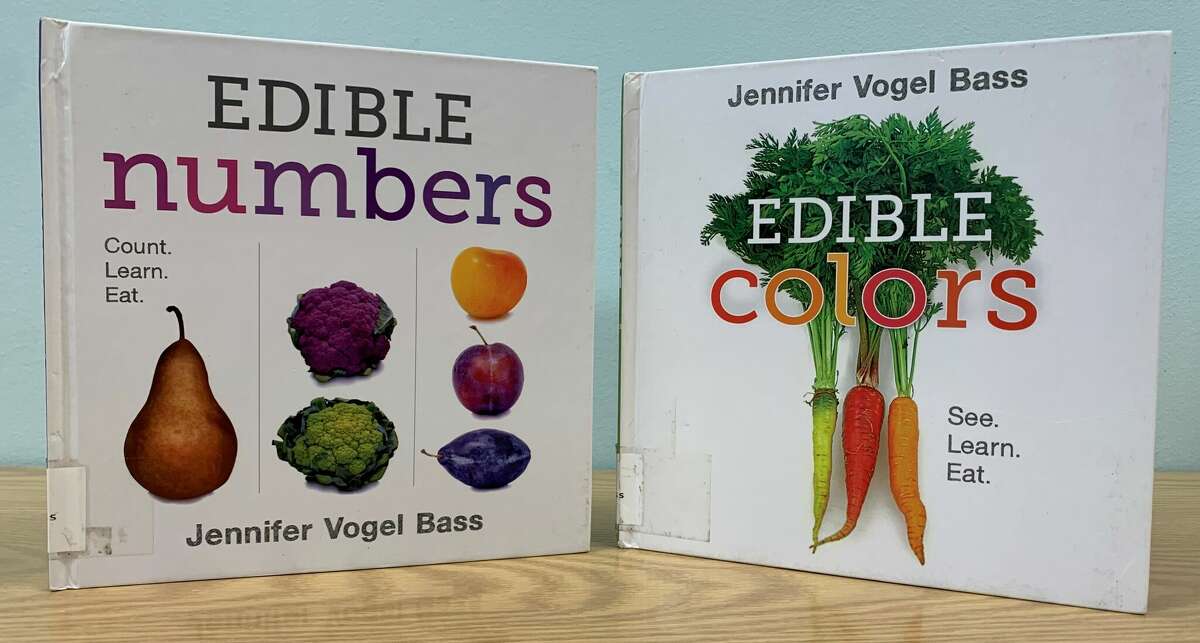 Young readers can explore a wide variety of fruits and vegetables while learning the basics with Jennifer Vogal Bass’s “Edible Colors” and “Edible Numbers.”