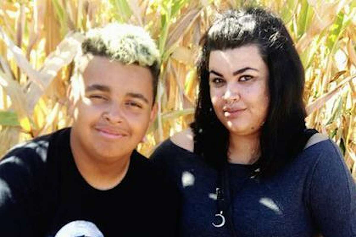 Glenda Cota with her son Jason, named after his father Jason Affolter who died at Devil's Slide in San Mateo County in 2004. Affolter died before his son was born.