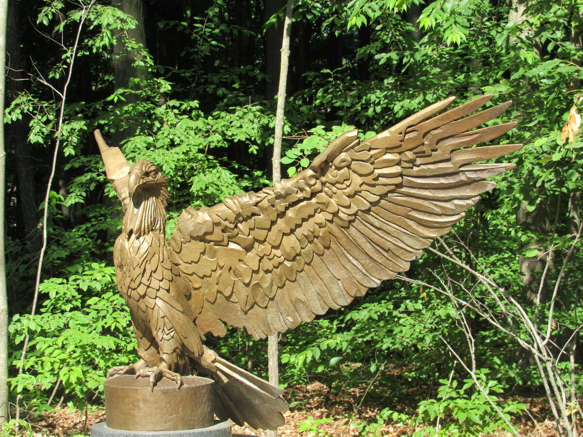 "Freedom" by Joan Most is located in Northwood University's Founders Garden.