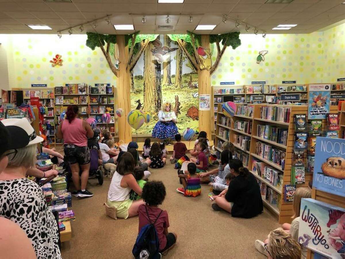"Threats" forced West Hartford Pride to move its drag queen story time from the public library to the Barnes and Noble.