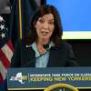 New York State Governor Kathy Hochul speaks during a press conference at the New York State Intelligence Center on Wednesday, June 29, 2022, in East Greenbush, N.Y. (Paul Buckowski/Times Union)