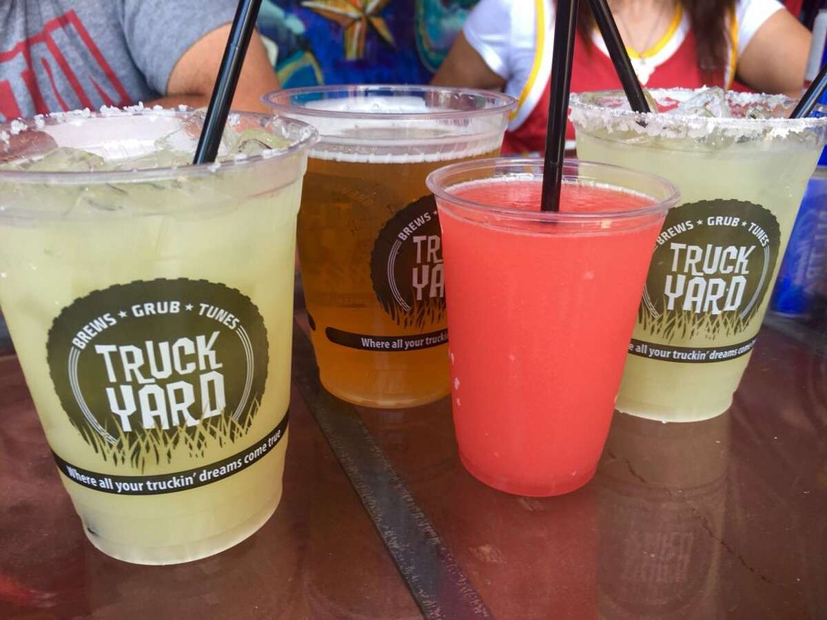 In addition to beer, wine and cocktails, find an array of frozens at Truck Yard.