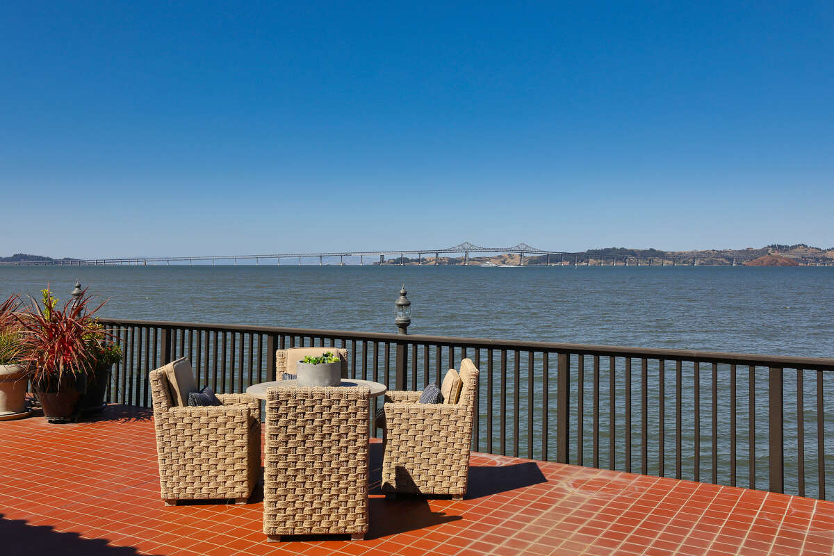 A bay view from the Tiburon residence in Paradise Cay at 79 St. Thomas.
