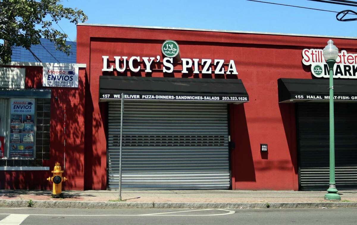 An exterior view of Lucy's Pizza on Stillwater Avenue that was owned by Abdul Rahim in Stamford, Conn., on Wednesday June 29, 2022. Rahim, who passed away at 70, also founded the Islamic Center of Stamford on West Avenue.
