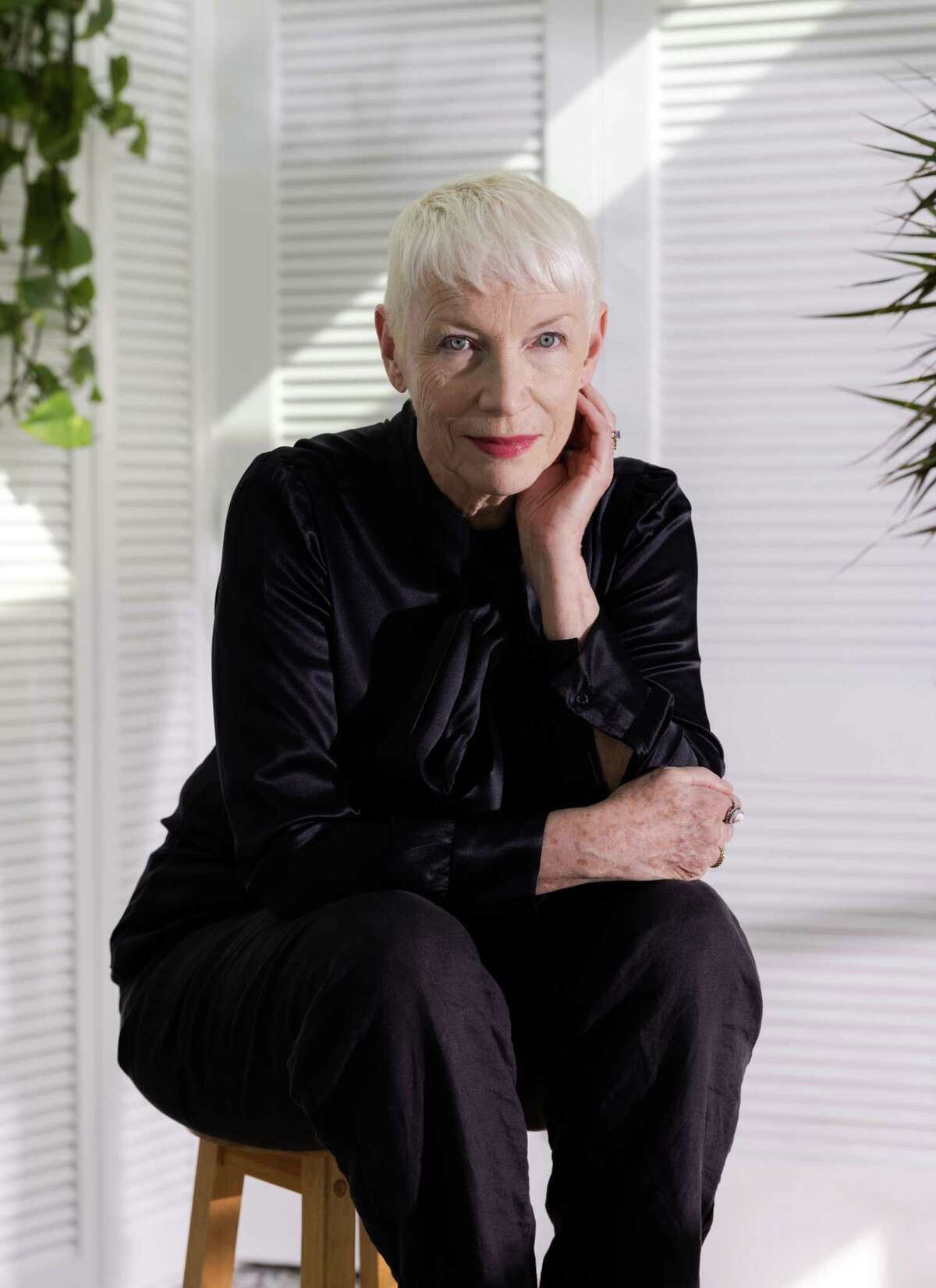 Annie Lennox in her home music studio in Los Angeles.