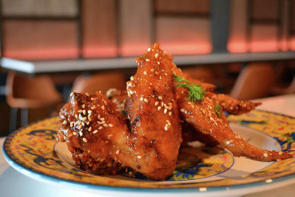 Caramelized tamarind wings at Dinette, a new Vietnamese-inspired kitchen and bar opening in the Heights from the team behind Hando and Kanpai Club.