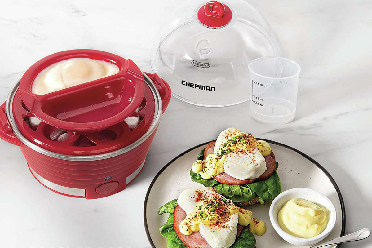 The Chefman Electric Egg Cooker ($11.44) from Amazon.