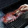 WASHINGTON,DC-JUNE, 21: St. Louis ribs in a coffee barbecue sauce and prepared by Smoked Signals columnist Jim Shahin in Washington, DC on June 21, 2011. (Photo by Juana Arias /For the Washington Post)