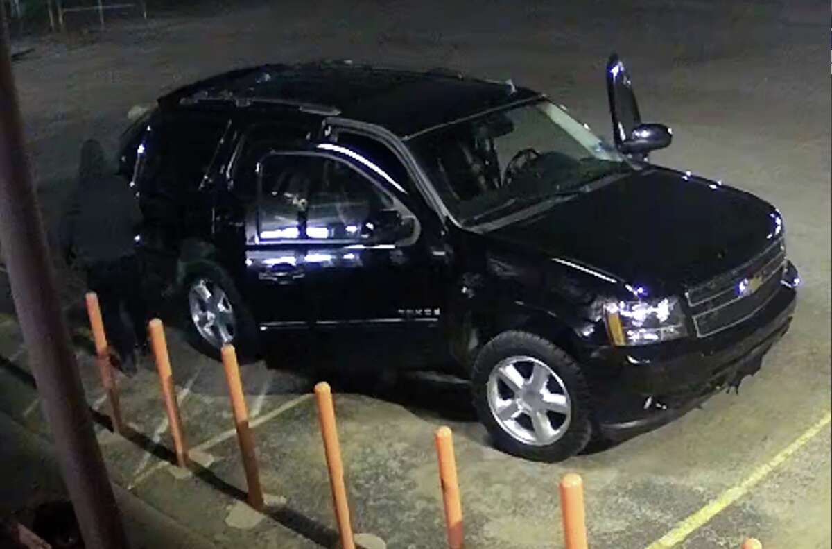 Still photos from survellince video from Sherwin Williams. Two male suspects driving a black Chevrolet Tahoe on June 13 broke into the Midland Sherwin Williams stores and stole multiple paint sprayer rigs from each location totaling approximately $8,204. 