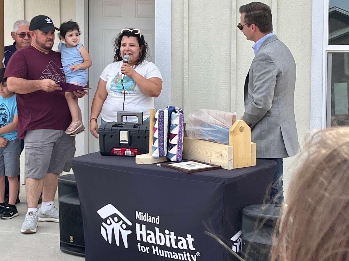 On Tuesday, Midland Habitat for Humanity dedicated its 178th house, located at 814 Wolfberry Court, to a deserving homeowner. 