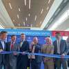 Completion of the $210 million ground transportation center at Bradley International Airport was celebrated Thursday, June 30, 2022. The ribbon cutting was attended by Gov. Ned Lamont, Senators Richard Blumenthal and Chris Murphy along with airport officials.
