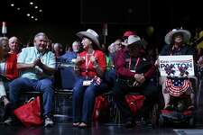 Delegates attend the second general meeting of the Republican Party of Texas convention at George R. Brown Convention Center on Thursday, June 16, 2022.