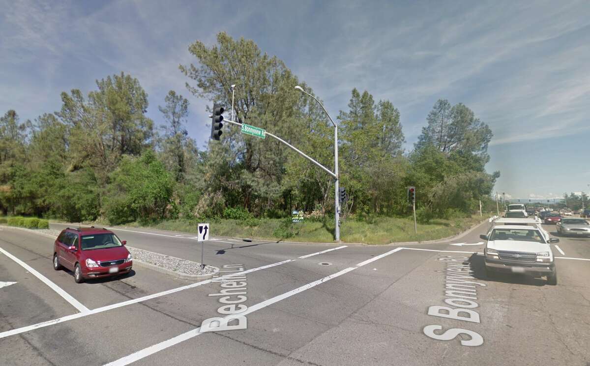 Bechelli Lane and South Bonnyview Road in Redding is a busy intersection today.