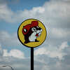 A sign for a Buc-ee's convenience store stands in Terrell, Texas