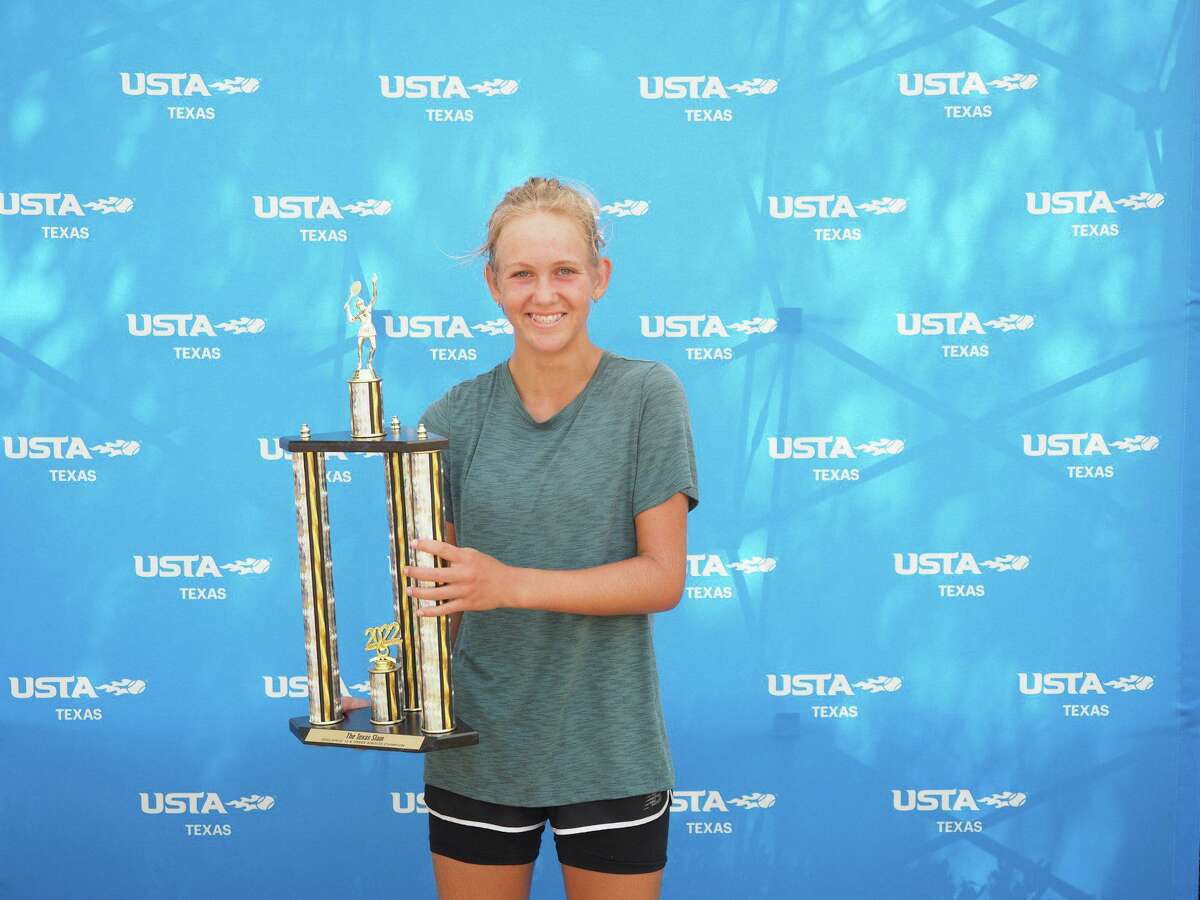 Katy resident Emily Golovanov won the 14-and-under girls singles and doubles championships at the USTA Texas Slam in Georgetown.