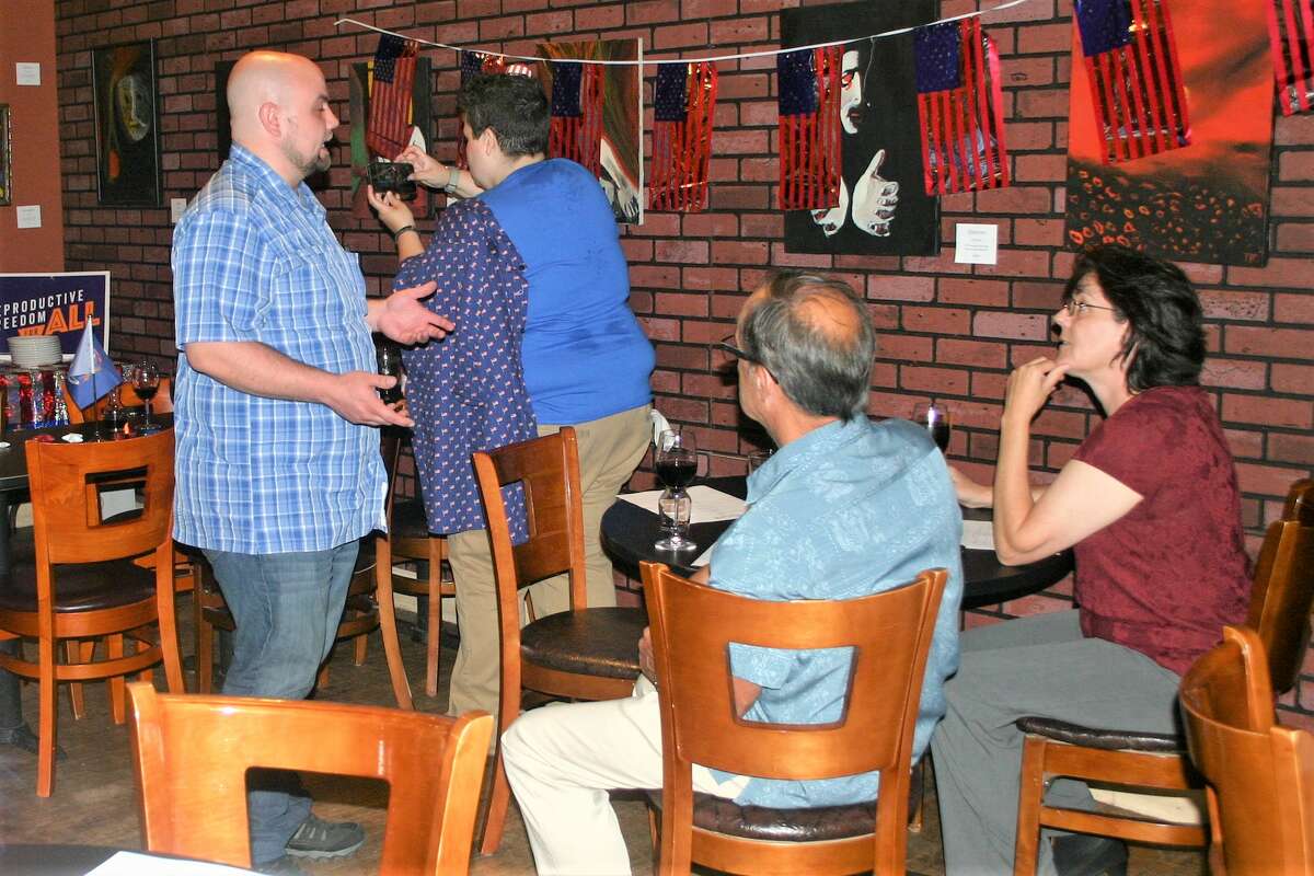 The committee to elect Nate Bailey, candidate for the newly drawn house district 100, hosted a campaign kickoff event at The Blue Cow in Big Rapids this week. Bailey visited with constituents to discuss current issues in the district.