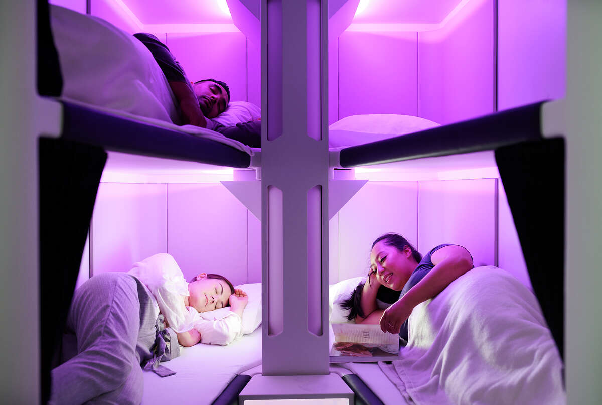 Air New Zealand's new Skynest is available on "ultra-longhaul" flights to Auckland from Chicago and New York.