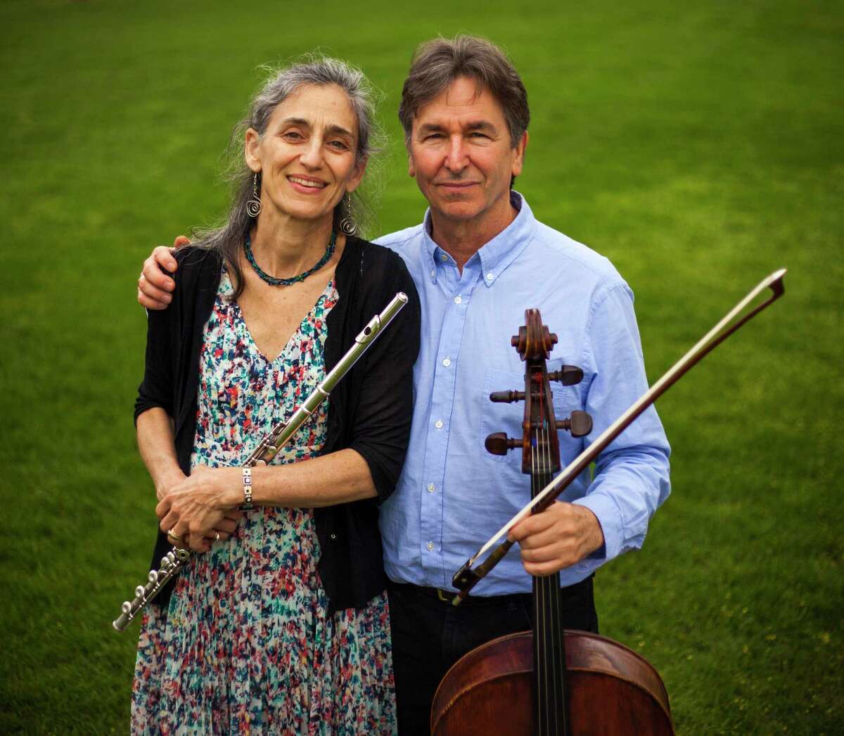 From left, Eliot Bailen and Susan Rotholz