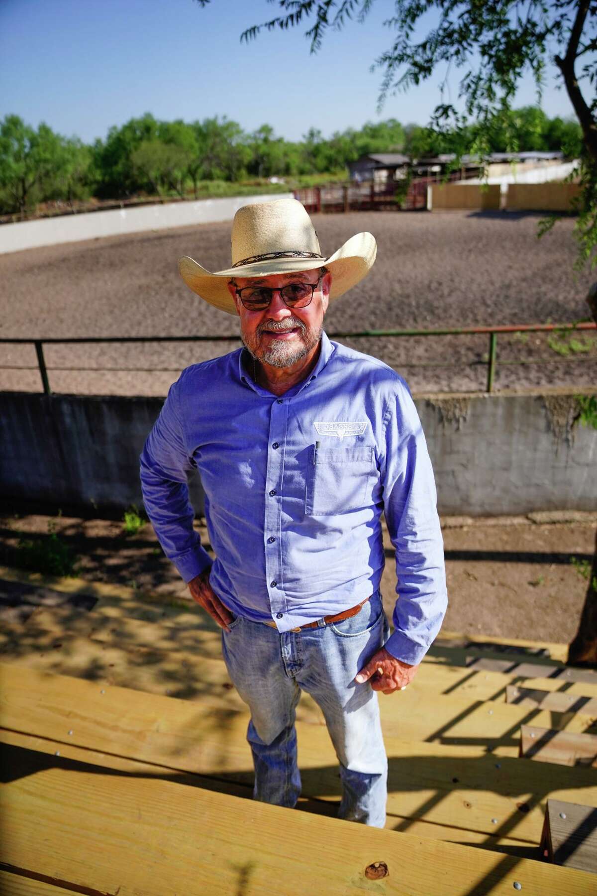 Bobby Acosta of the San Antonio Stockyards Historical Society is leading the rebuilding effort of a former South Side charro ranch, which will be a ranch rodeo events center and 4-H and FFA site for underprivileged kids.