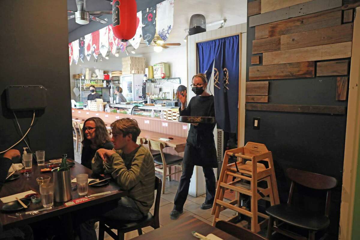Mujiri is a small sushi restaurant in Oakland, with only 10 seats at the bar.