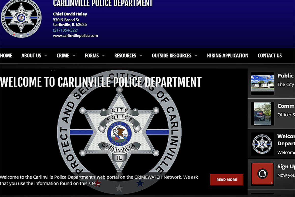 CarlinvillePolice.com is designed to provide an easier way for residents to help fight crime and stay informed.