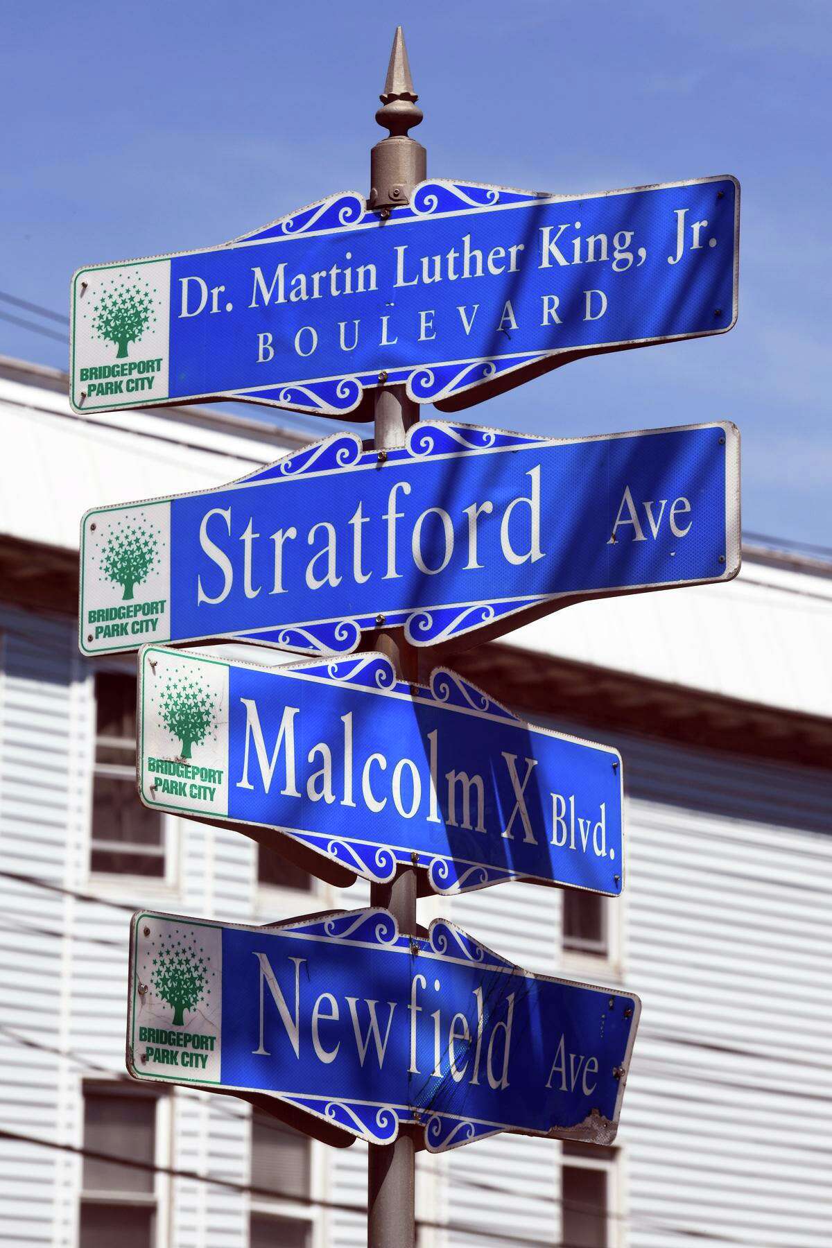 The intersection of Stratford Ave. and Newfield Ave., in Bridgeport, Conn. June 30, 2022.