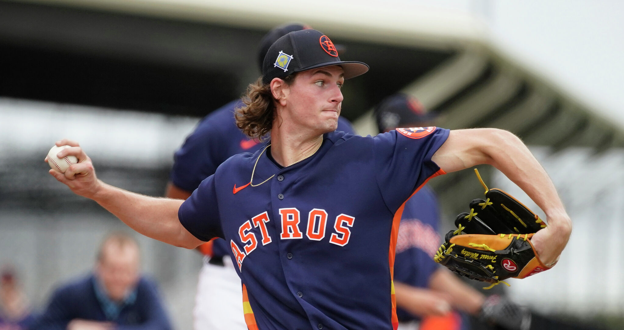 Daddy's back': Ex-Alamo Heights star Forrest Whitley gets new jersey at  Astros spring training