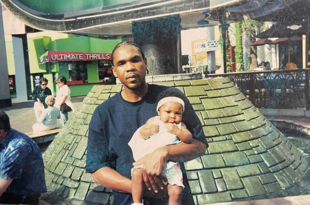 San Francisco rapper Andre “Mac Minister” Dow, seen here in an undated photograph with his daughter India, was denied a new trial Friday by a Nevada judge. Dow has steadfastly proclaimed his innocence in a 2005 double murder that occurred in Las Vegas. The star witness in the case recently admitted he lied.