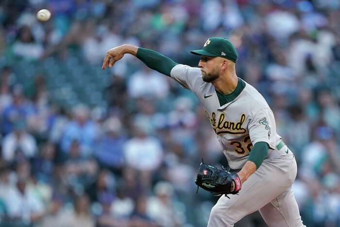 Rookie reliever Zach Jackson adjusting to MLB's more selective hitters with  A's