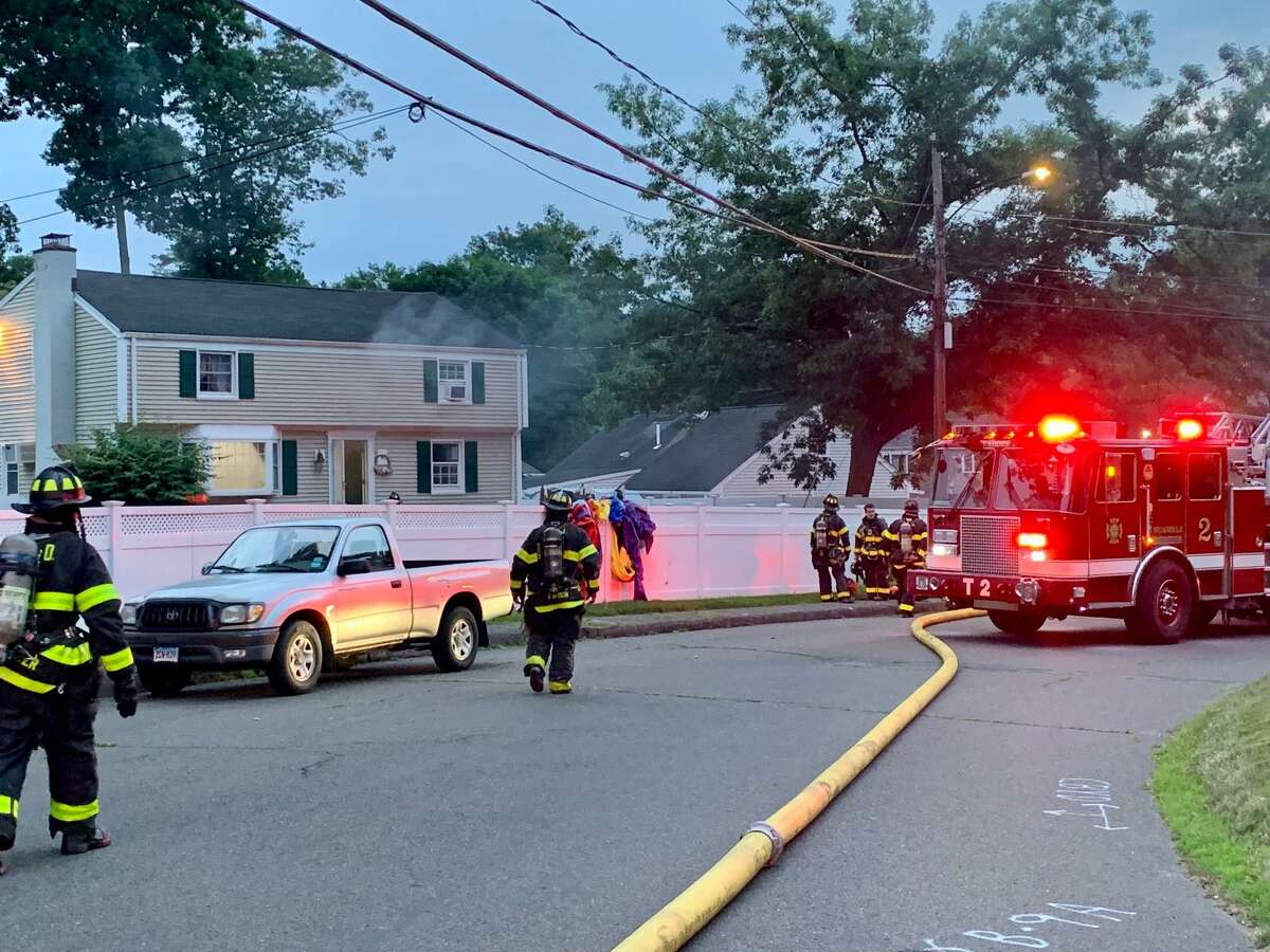 Norwalk firefighters responded to a house fire on Daphne Drive early on Saturday, July 2, 2022.