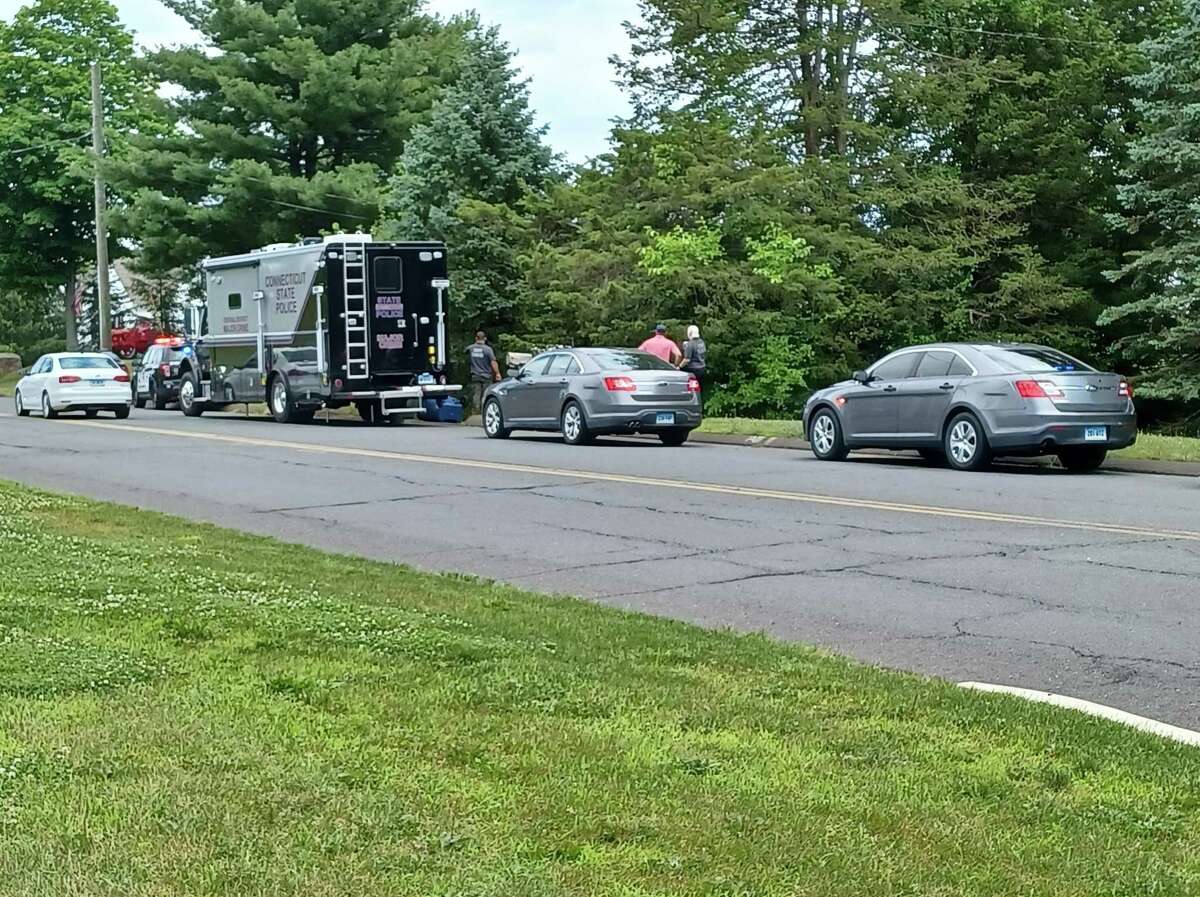 Berlin police and Connecticut State Police were outside of a Deming Road home as a part of an unidentified investigation on Saturday, July 2, 2022.
