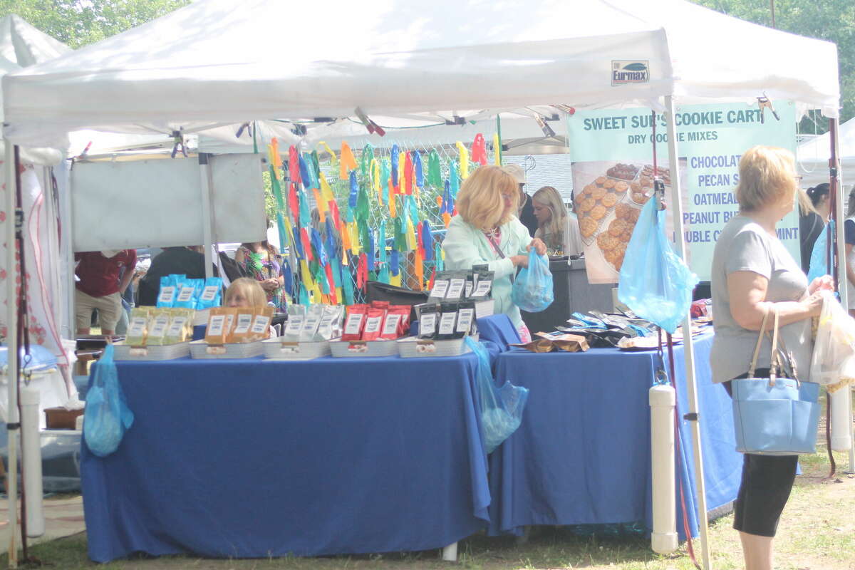 The Manistee World of Arts and Crafts show returned this year after a two-year hiatus. The show continues  on Sunday.