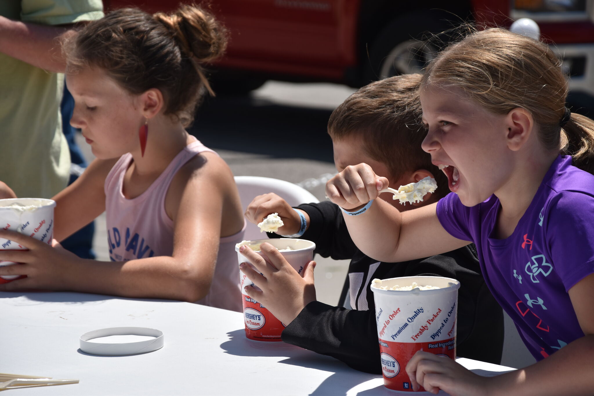 Ice cream contest nets 45 competitors in 3 age groups during Manistee