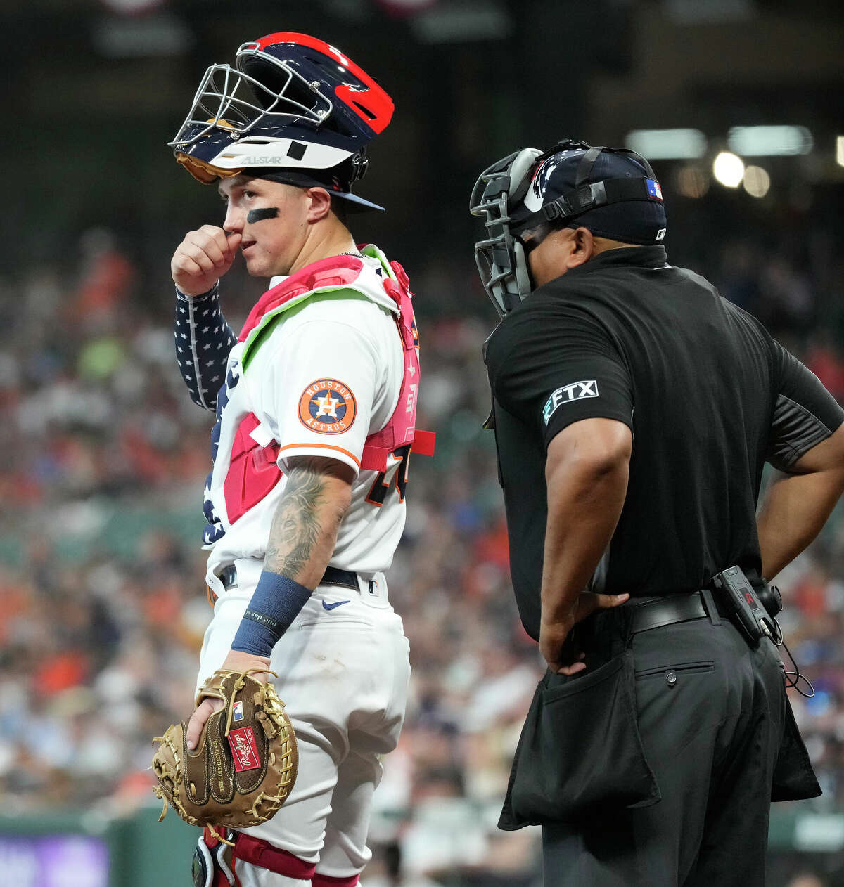 Houston Astros Korey Lee's first start as catcher of the future