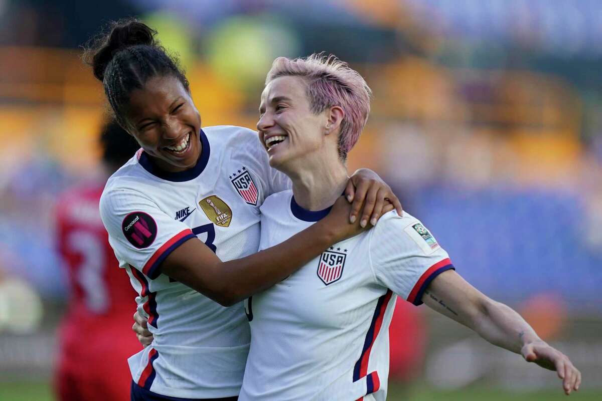 Morgan scores twice and US women down Haiti 3-0 - The San Diego  Union-Tribune