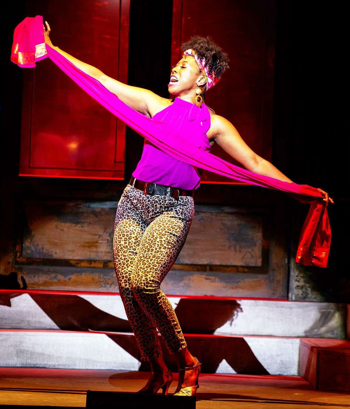 Ivoryton Playhouse is presenting “Smokey Joe’s Cafe: The Songs of Leiber and Stoller.” Shown here is Tiffany Frances.
