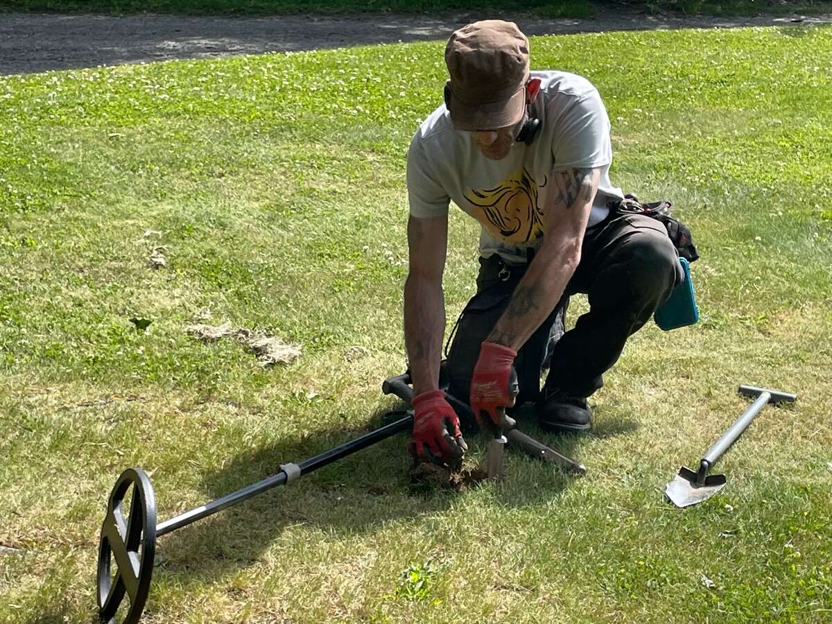 Metal detectorist Jay Carroll recently took to Nextdoor to find property owners willing to let him come look for historical objects on their land. One Times Union reporter took him up on it.
