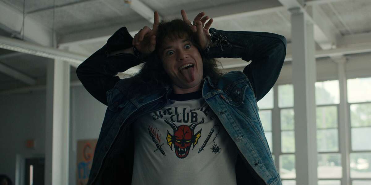 Joseph Quinn as Eddie Munson in "Stranger Things."