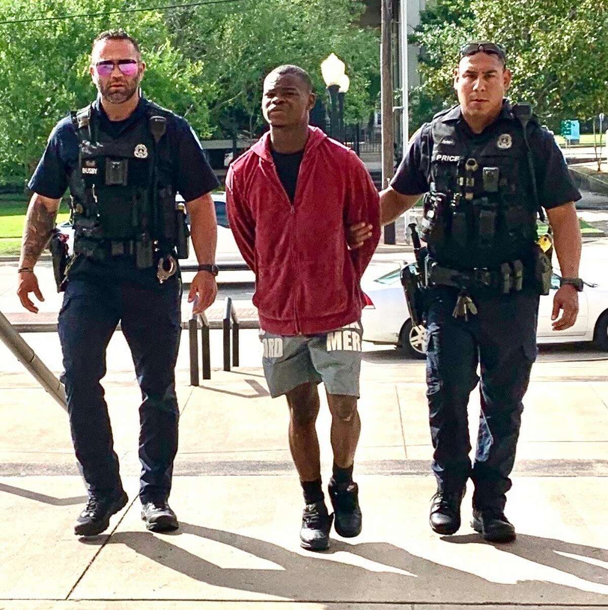 A second teenager wanted in connection with the alleged attempted capital murder of two Beaumont police officers on Sunday has turned himself into authorities. The Beaumont Police Department reported Reginald Guillory, 17, was placed in custody on Tuesday afternoon. 