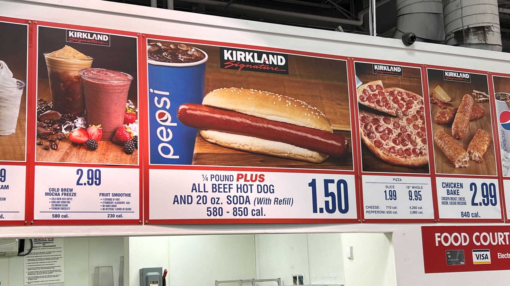 Inflation hits Costco food court with price increases on two items