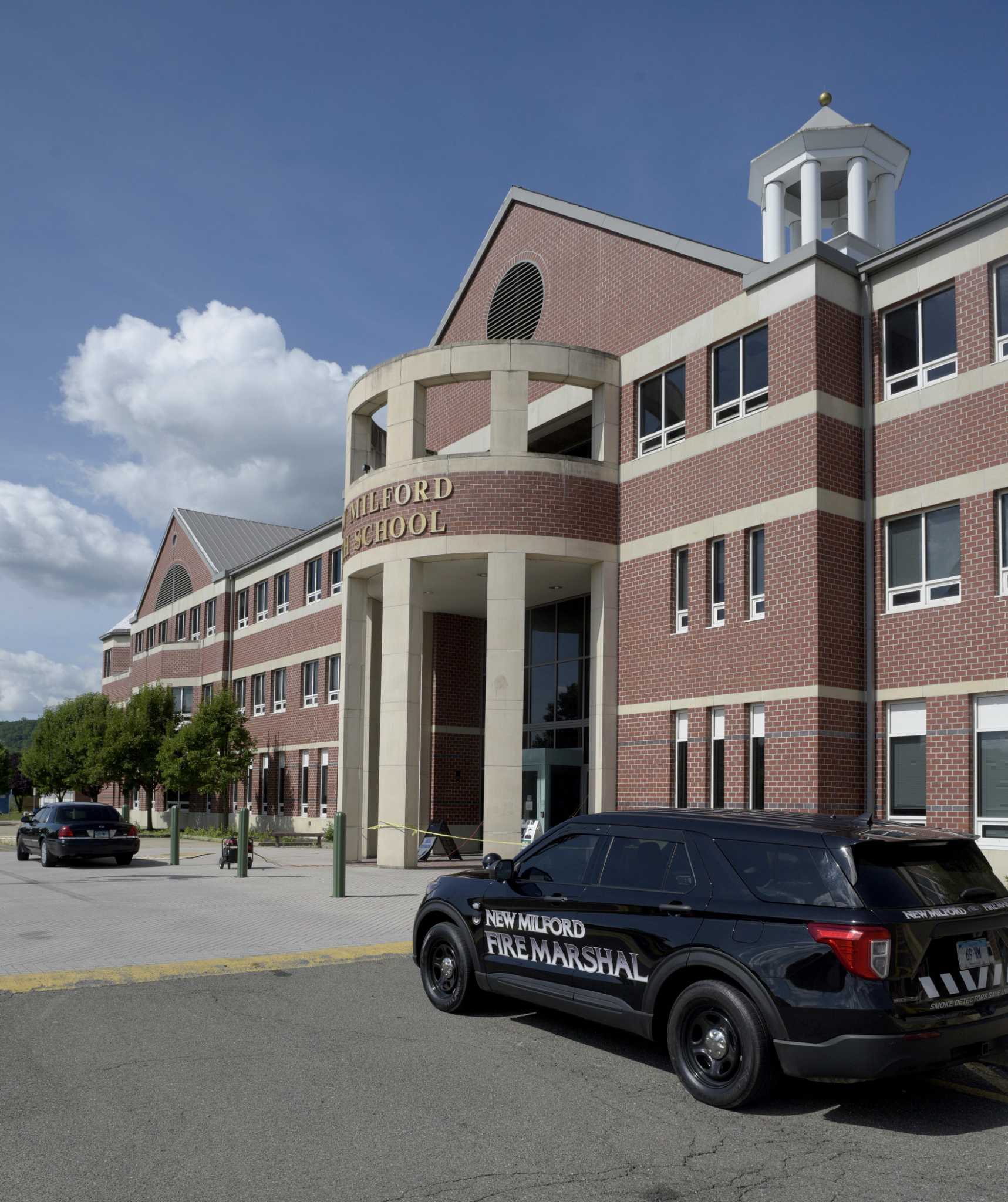 New Milford High School fire on roof results in flooding - Vimarsana News