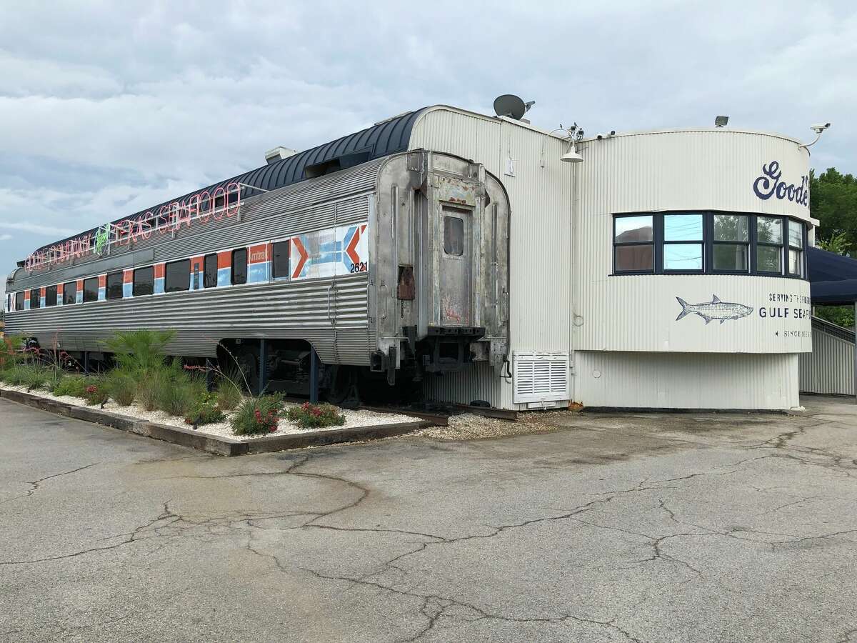Jim Goode purchased a working railroad car to serve as the dining room for his restaurant, Goode Co. Seafood.