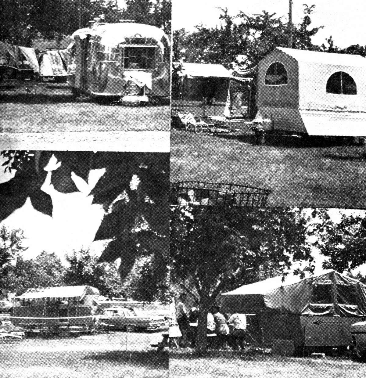 Outdoor camping seems to be gaining popularity year after year and the Orchard Beach State Park scene the last few weeks has been a repeat of this photo many times with all sizes and shapes of camping gear in evidence. The photo was published in the News Advocate on July 11, 1962.