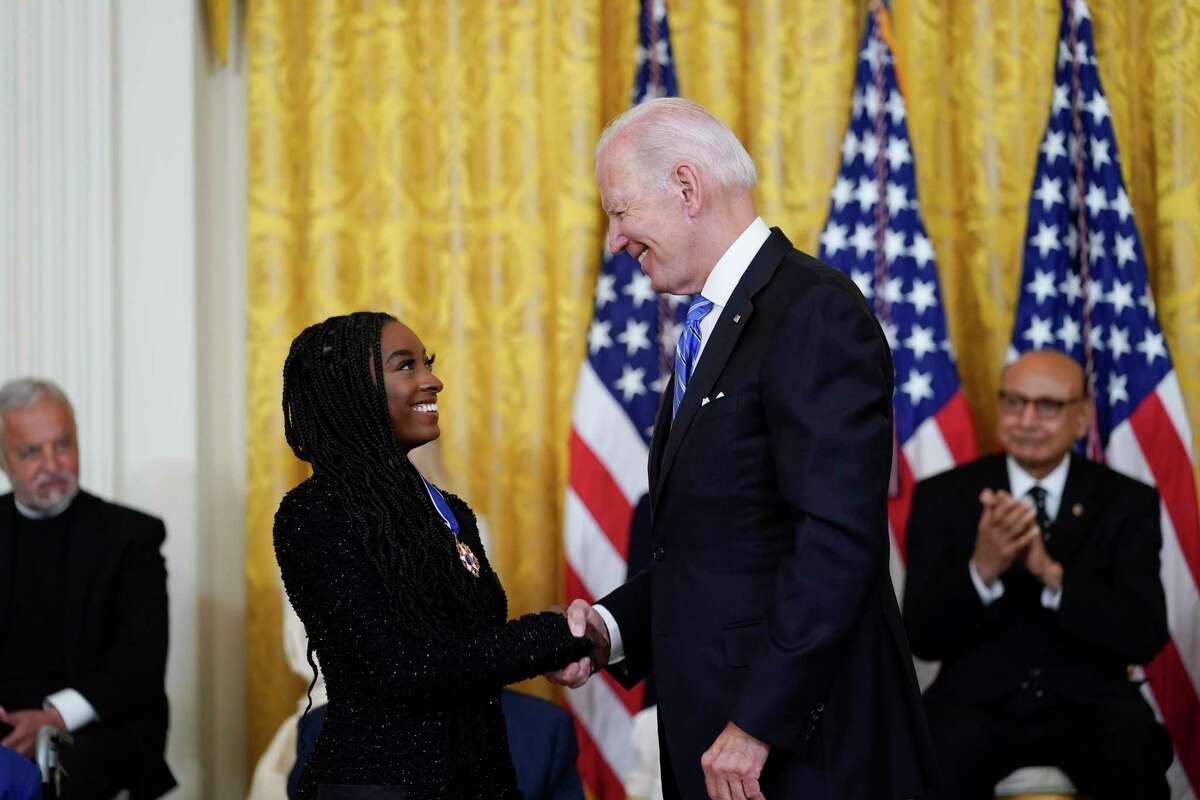 Simone Biles Receives Presidential Medal Of Freedom