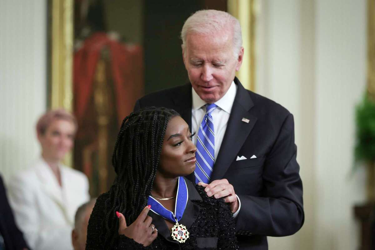 Simone Biles Receives Presidential Medal Of Freedom