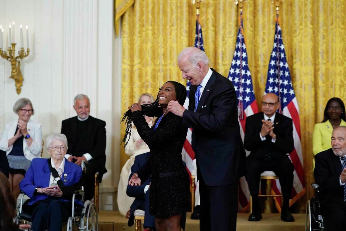 Simone Biles Receives Presidential Medal Of Freedom