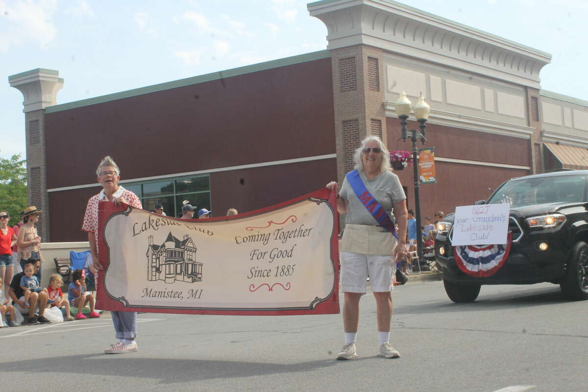 The Lakeside Club of Manistee took part in the Manistee National Forest Festival Fourth of July parade this year. The club hosted its Tour of Homes on July 16, 2022.