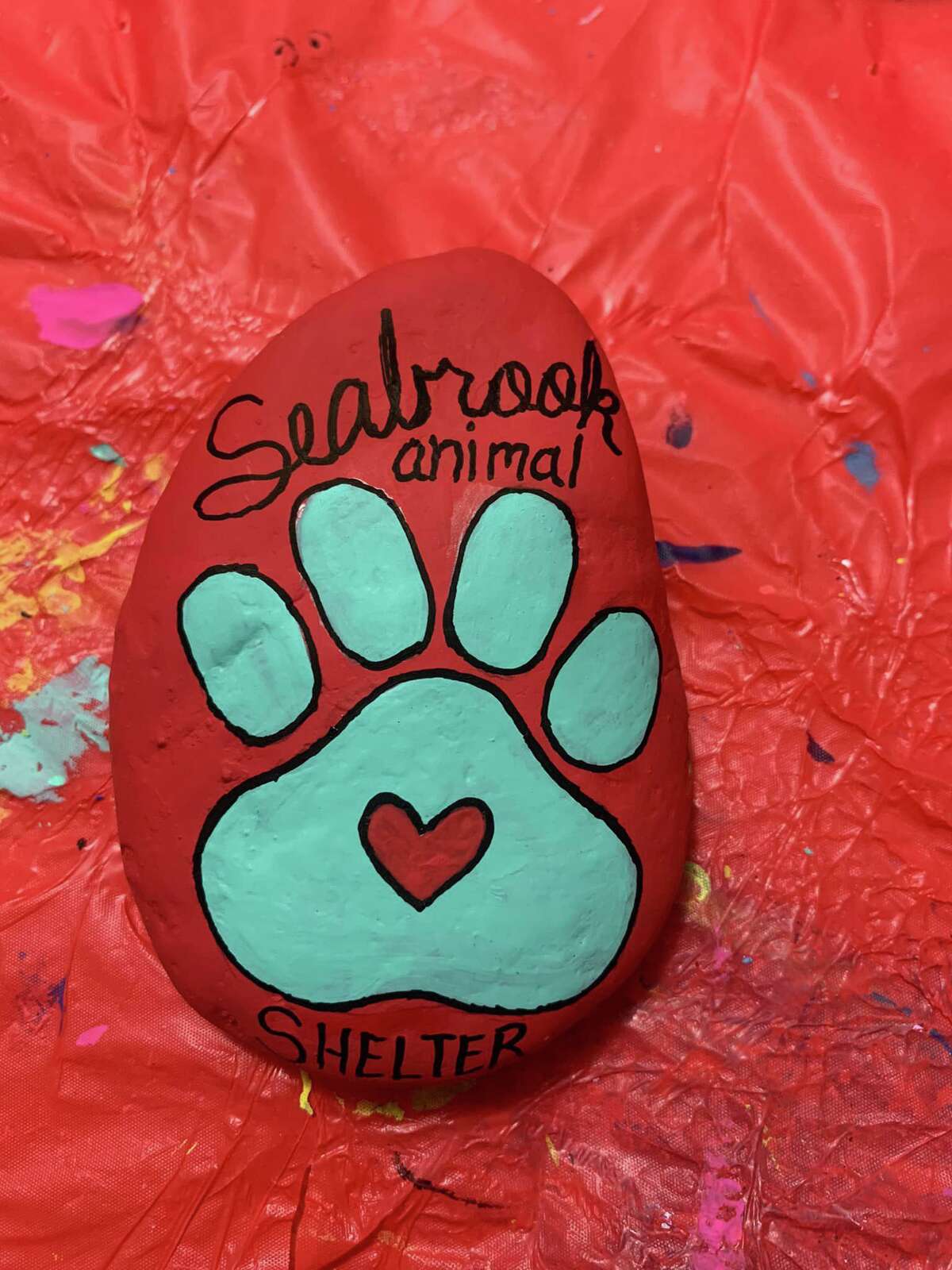 No one knows why a garden of painted stones like this one disappeared overnight at the Seabrook Animal Shelter last week, but on from 9 a.m. to 1 p.m. Saturday, July 9, a group of rock-painting enthusiasts hope the community can help to replace them.