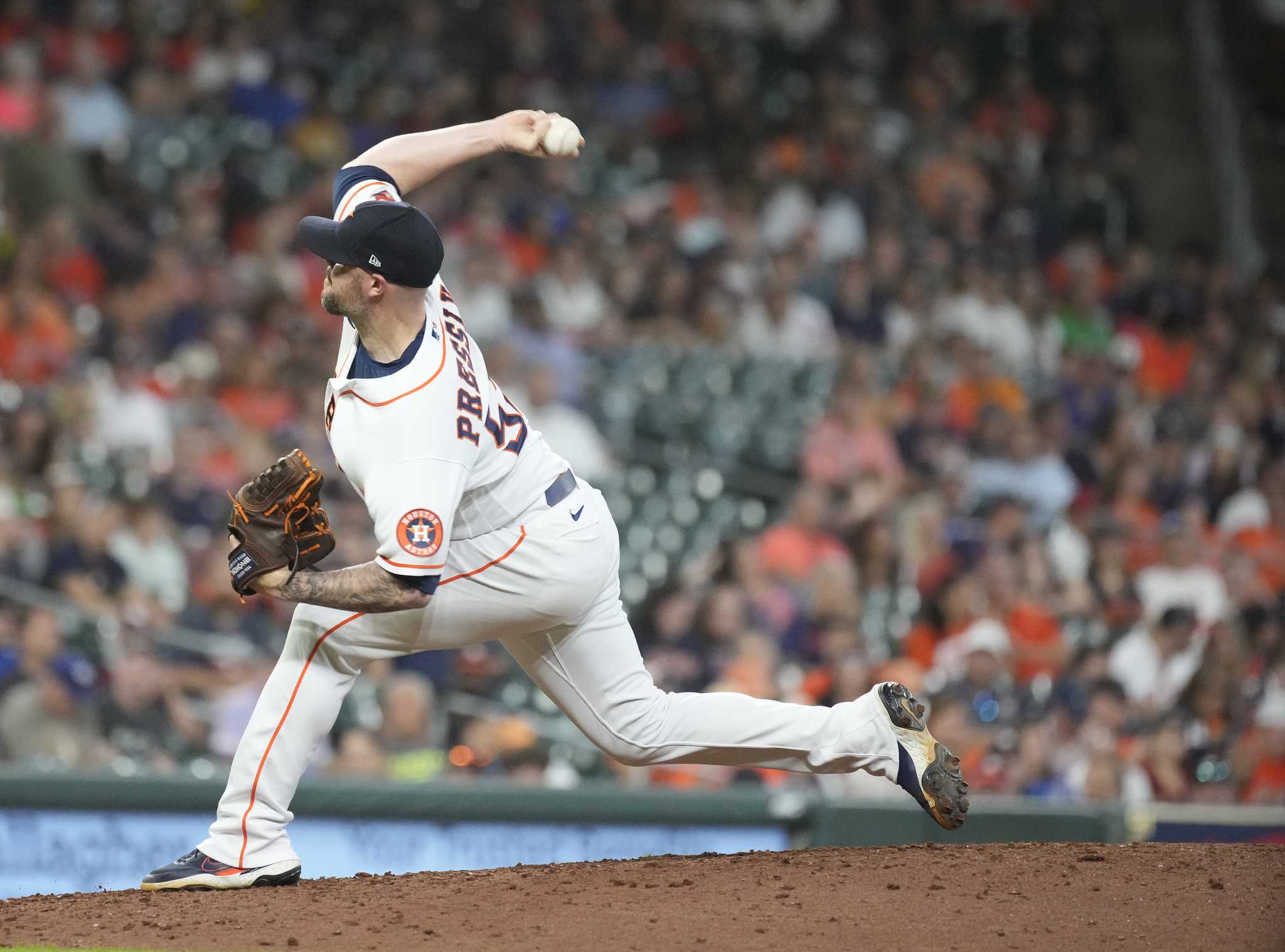 Murray] Reliever Ryan Pressly and the Houston Astros are in